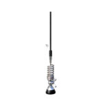 VHF автомобільна антена SIRIO SM 48/140/SL з врізним кріпленням
