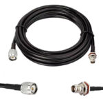 Готова кабельна збірка TNC male – TNC female, з використанням ВЧ кабеля RG-223U довжиною 10 метрів