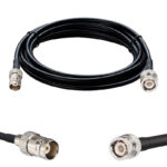 Готова кабельна збірка BNC male або BNC female, з використанням ВЧ кабеля RG-223 C/U, довжиною 5 метрів