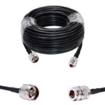 Готова кабельна збірка N male – N female, з використанням ВЧ кабеля RG-58 C/U довжиною 20 метрів