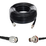 Готова кабельна збірка TNC male – TNC female, з використанням ВЧ кабеля RG-58 C/U довжиною 20 метрів