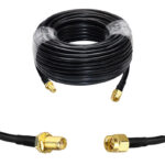 Готова кабельна збірка SMA male або SMA female, з використанням ВЧ кабеля RG-223 C/U, довжиною 20 метрів