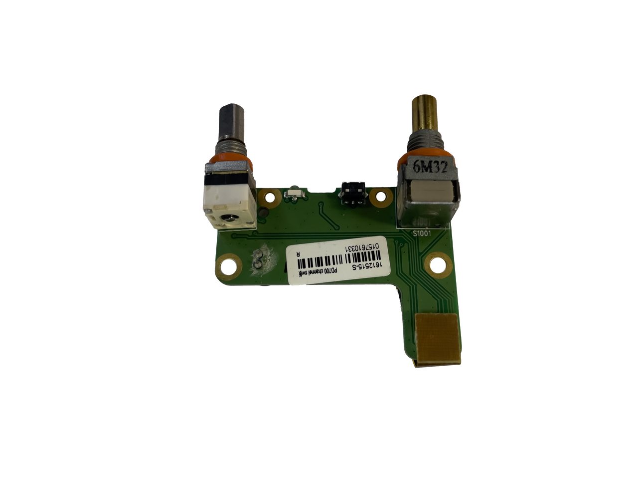 6283384903_plata-regulyatora-gromkosti.png Плата регулятора гучності та перемикача каналів зі шлейфом до радіостанції HYTERA PD705 - Зображення 1