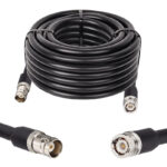 Готова кабельна збірка BNC male або BNC female, з використанням ВЧ кабеля RG-213U довжиною 15 метрів