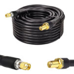 Готова кабельна збірка SMA male або SMA female, з використанням ВЧ кабеля RG-213U, довжиною 25 метрів