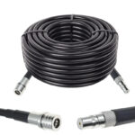 Готова кабельна збірка QMA male або QMA female, з використанням ВЧ кабеля RG-213U, довжиною 20 метрів