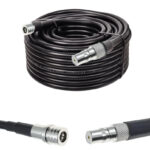 Готова кабельна збірка QMA male або QMA female, з використанням ВЧ кабеля RG-213U, довжиною 25 метрів