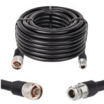 Готова кабельна збіркa N male або N female, з використанням ВЧ кабеля RG-213U, довжиною 15 метрів