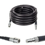 Готова кабельна збірка QMA male або QMA female, з використанням ВЧ кабеля RG-213U, довжиною 10 метрів