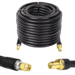 Готова кабельна збірка SMA male або SMA female, з використанням ВЧ кабеля RG-213U, довжиною 30 метрів