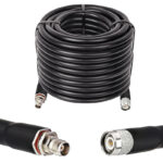 Готова кабельна збірка TNC male або TNC female, з використанням ВЧ кабеля RG-213U, довжиною 30 метрів