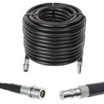 Готова кабельна збірка QMA male або QMA female, з використанням ВЧ кабеля RG-213U, довжиною 30 метрів