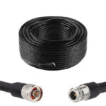 Готова кабельна збірка N male або N female, з використанням ВЧ кабеля SLR600  довжиною 60 метрів