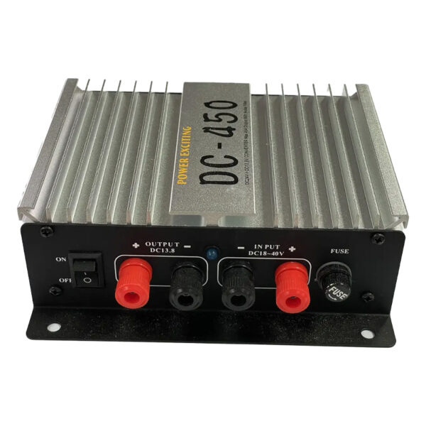 Імпульсний перетворювач постійної напруги DC-450 24V-13.8V/45A (БЖ з можливість підключення резервної АКБ)