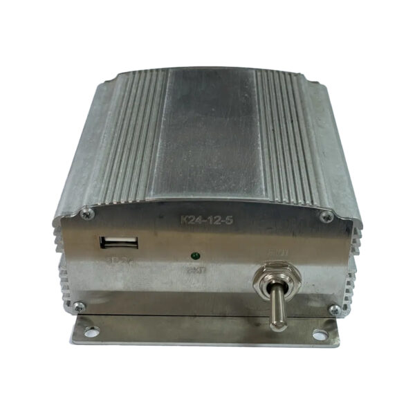 Імпульсний перетворювач постійної напруги К-24-12-5 24V-13.8V/15A (БЖ з можливість підключення резервної АКБ)