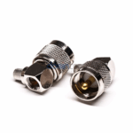 Роз'єм UHF male 9 crimp 90°