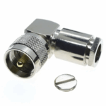 Роз'єм UHF male 9 clamp 90°