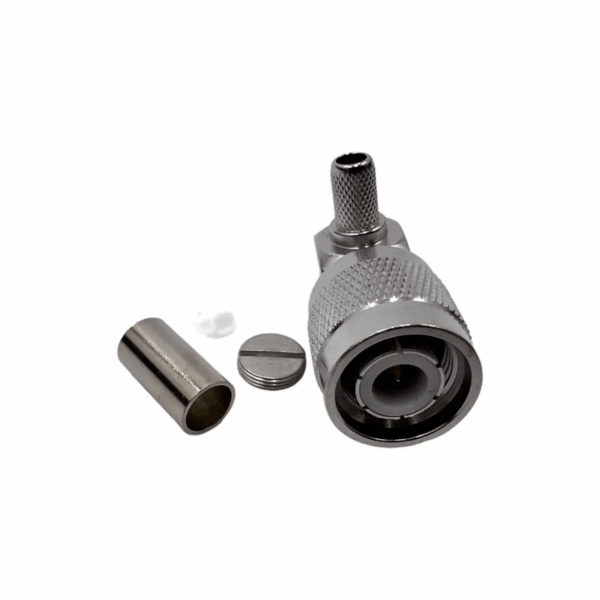Роз’єм TNC male 7 crimp 90°