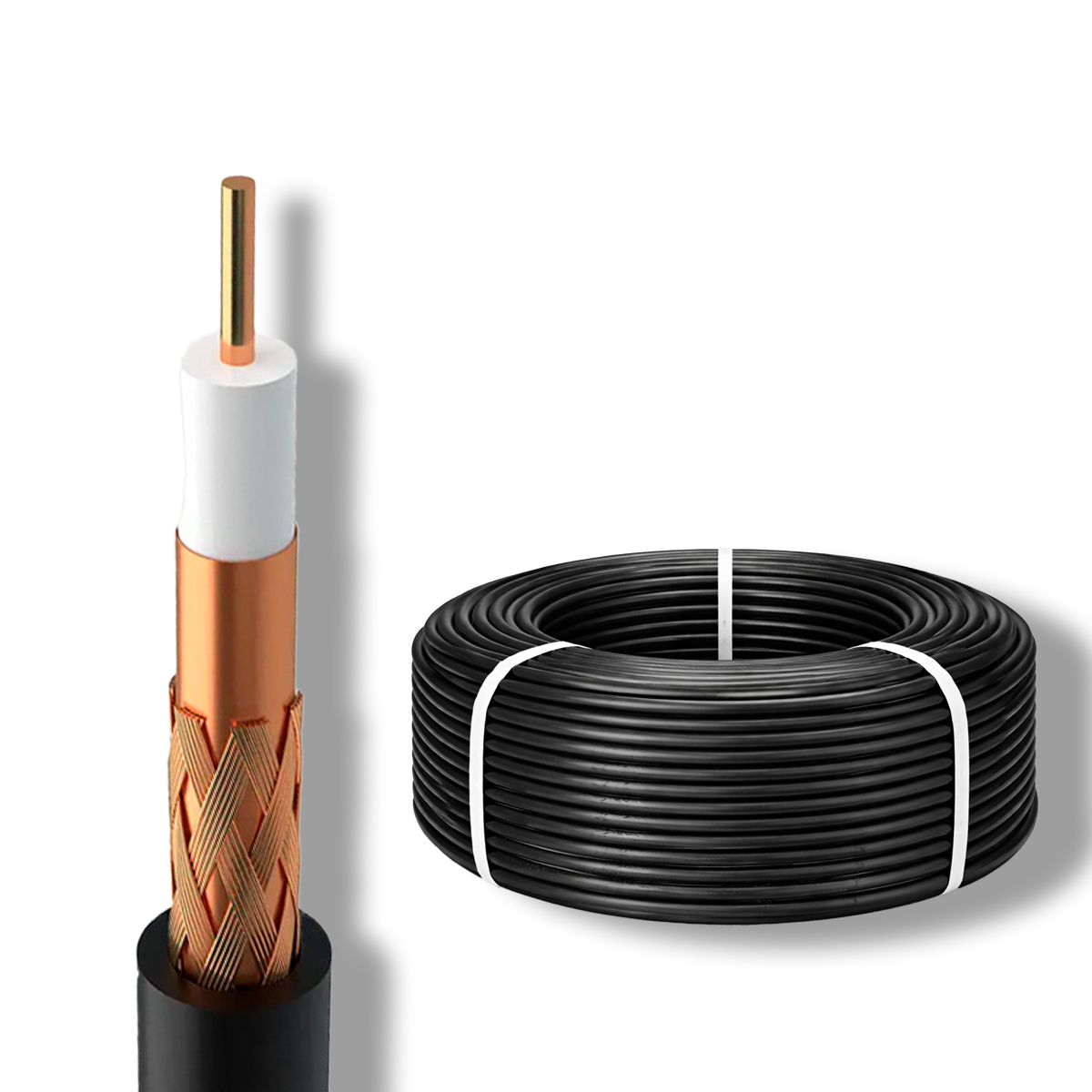 rg-8-200.jpg RG-8/U Коаксіальний кабель бухта 200 метрів - Зображення 1