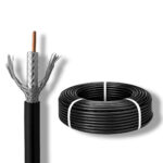 8D-BF - коаксіальний моножильний кабель Ø 11.1 з подвійним екраном бухта 100 метрів