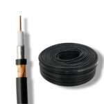 LMR195 - коаксіальний моножильний кабель Ø 4.95 мм з цільним мідним дротом та спіненим діелектриком бухта 200 метрів