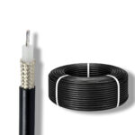 RG-214/U - коаксіальний багатожильний кабель Ø 10.8 мм з срібленим мідним дротом та подвійним срібленим екраном бухта 200 метрів