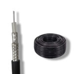 RG-223/U - коаксіальний моножильний кабель Ø 5.3 мм, посріблений, подвійним екраном бухта 100 метрів