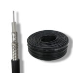 RG-223/U - коаксіальний моножильний кабель Ø 5.3 мм, посріблений, подвійним екраном бухта 200 метрів