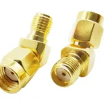 Перехідник RP SMA male – RP SMA female 45°