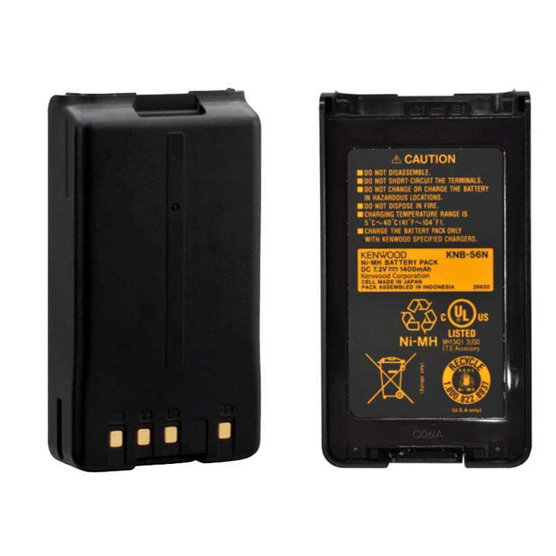 6569340189_akumulyatorna-batareya-knb-56nn.jpg Акумуляторна батарея KNB-56NN Ni-MH, 7.2V 1400mAh Kenwood - Зображення 1