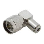 Роз'єм N type male 90° на кабель RG58 під пайку