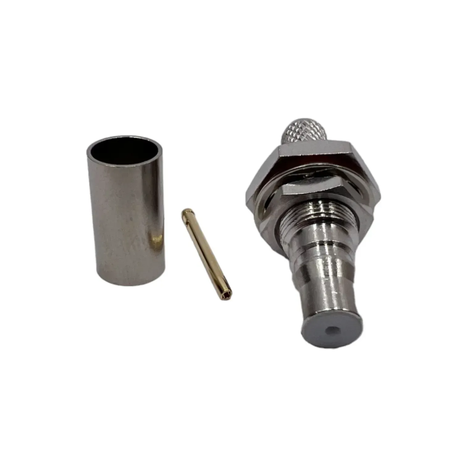 qma-female-rg223-crimp-29426488397213 Роз'єм QMA female на кабель LMR240 під обтиск - Зображення 1